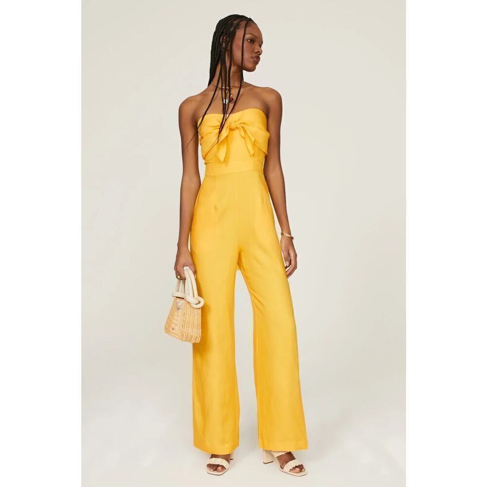 Derek Lam
Linen Strapless Jumpsuit 💕